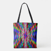 Tote Bag Vagues de fête psychédélique..... (Dos)