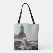 Tote Bag Vagues De Fierce À Saint-Joseph (Dos)