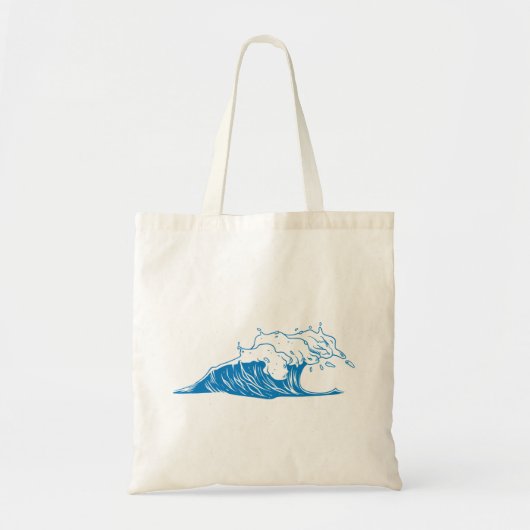 TOTE BAG VAGUES DE PLAGE (Devant)