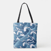 Tote Bag Vagues de résumé (Dos)