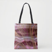 Tote Bag Vagues de roses (Devant)