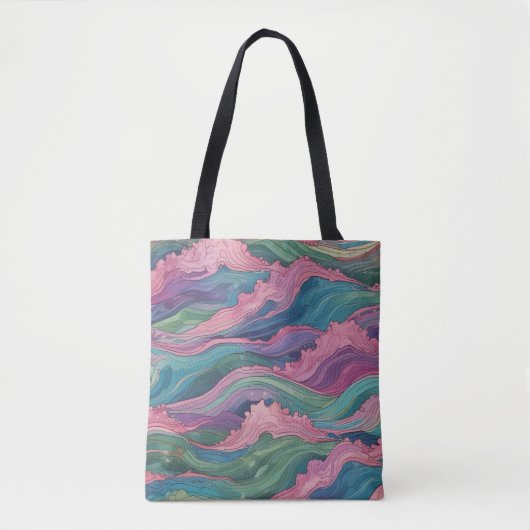 Tote Bag Vagues de Sirène (Devant)