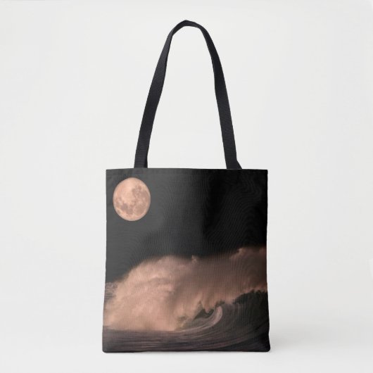 Tote Bag Vagues de tempête du Pacifique | Côte Nord d'Oahu, (Devant)