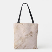 Tote Bag Vagues d'or : Marbre Abstrait (Dos)