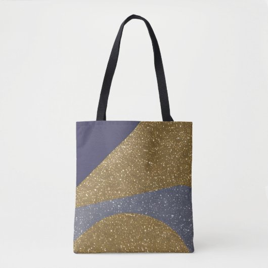 Tote Bag Vagues fracturées du paysage marin Abstrait 10 (Devant)