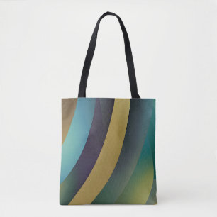 Tote Bag Vagues fracturées du paysage marin Abstrait 30