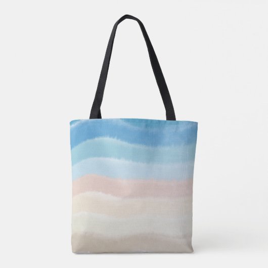 Tote Bag Vagues salées côtières (Dos)