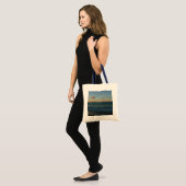 Tote Bag Vagues s'écrasant au paysage de Sunset Beach (Devant (modèle))
