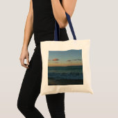 Tote Bag Vagues s'écrasant au paysage de Sunset Beach (Devant (produit))
