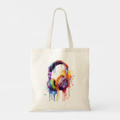 Tote Bag Vagues sonores d'été (Dos)