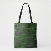 Tote Bag Vagues Tigre (motif stylisé) 5 (Devant)