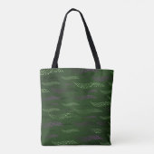 Tote Bag Vagues Tigre (motif stylisé) 5 (Dos)