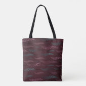 Tote Bag Vagues Tigre (motif stylisé) 6 (Dos)