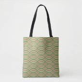 Tote Bag Vagues vertes (Devant)