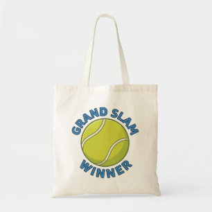 Tote Bag Vainqueur du Grand Chelem Balle de Tennis Champion
