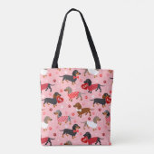 Tote Bag Valentine Dachshund (Dos)