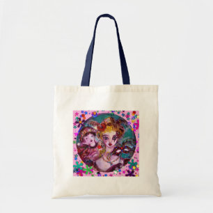 TOTE BAG VALENTINE VENETIAN MASQUERADE MASKS