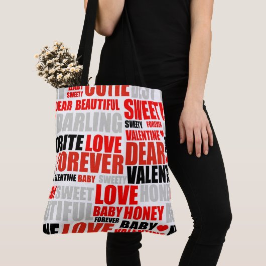 Tote Bag Valentines Day (De près)