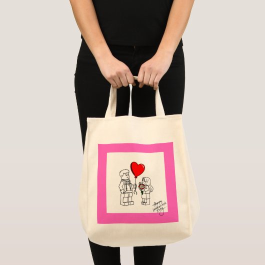 Tote Bag Valentines Day Tote (Devant (produit))