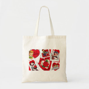 Tote Bag Valentines vintages Fourre-tout pour enseignant