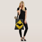 Tote Bag Vampire Bat Avertissement Halloween (Sur le modèle)