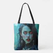 Tote Bag Vampire Queen: Dark Allure Art (Dos)