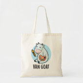 Tote Bag Van Goat Amusant Artiste Pun (Devant)