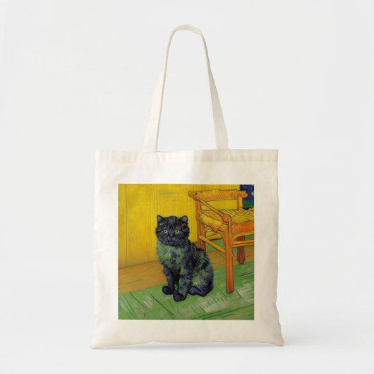 Tote Bag Van Gogh Black Cat (Devant)