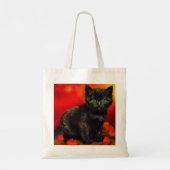 Tote Bag Van Gogh Black Kitten (Dos)