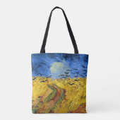 Tote Bag Van Gogh Champs de blé Impressionniste Peinture (Dos)