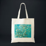 Tote Bag VAN GOGH Fleurs d'amandes<br><div class="desc">"van gogh", vincent, "fleurs d'amandes", fleurs, "peinture célèbre", vintage, "art fin", floral, bleu</div>