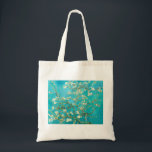 Tote Bag VAN GOGH Fleurs d'amandes<br><div class="desc">"van gogh",  vincent,  "fleurs d'amandes",  fleurs,  "peinture célèbre",  vintage,  "art fin",  floral,  bleu</div>