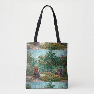 Tote Bag Van Gogh Garden à Montmartre avec amoureux