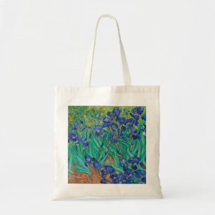 Tote Bag Van Gogh Irises. Impressionnisme vintage floral bl