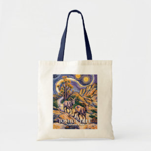 Tote Bag Van Gogh Joshua Tree Faune Moutons Texte personnal