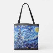 Tote Bag Van Gogh - La Nuit étoilée - Blancs Noël (Dos)