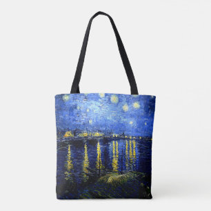 Tote Bag Van Gogh - Nuit étoilée sur le Rhône 2020
