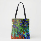 Tote Bag Van Gogh peinture, Irises, (Devant)