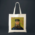 Tote Bag Van Gogh Postman. Art de l'impressionnisme de port<br><div class="desc">Van Gogh "Le Postman (Joseph Roulin)" sac fourre-tout. Portrait impressionnisme art.</div>