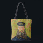 Tote Bag Van Gogh Postman. Art de l'impressionnisme de port<br><div class="desc">Van Gogh "Le Postman (Joseph Roulin)" sac fourre-tout.</div>
