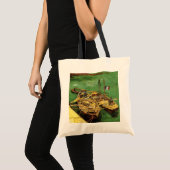 Tote Bag Van Gogh Quay avec des hommes déchargeant des napp (Devant (produit))