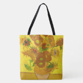 Tote Bag Van Gogh Quinze Tournesols Dans Un Vase Art (Devant)