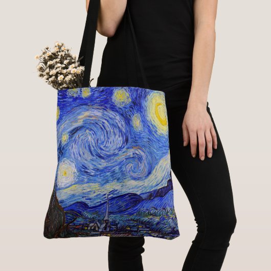 Tote Bag Van Gogh, “ Starry Night ” (De près)