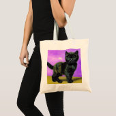 Tote Bag Van Gogh Style Cat (Devant (produit))