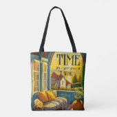 Tote Bag Van Gogh Style Sunset Vin Lover (Dos)
