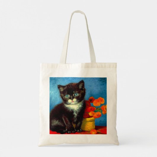 Tote Bag Van Gogh Tuxedo Cat (Dos)