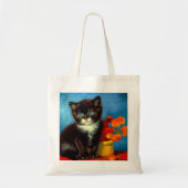 Tote Bag Van Gogh Tuxedo Cat (Devant)