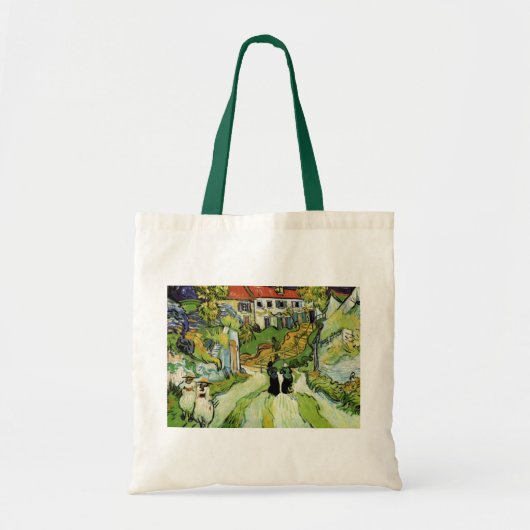Tote Bag Van Gogh Village Street et Steps Auvers, Figures (Devant)