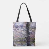 Tote Bag Van Gogh Vue Arles Jardin Fleuri (Dos)