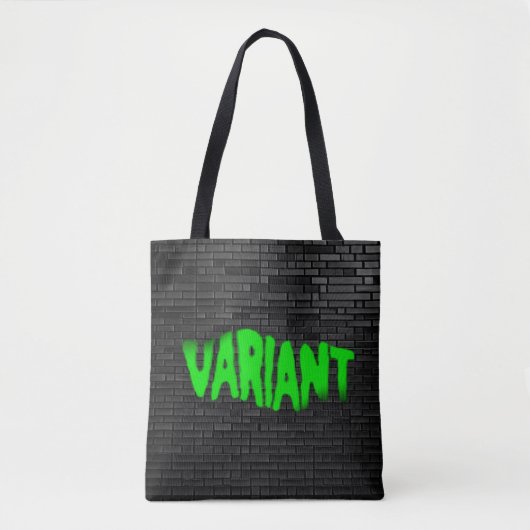 Tote Bag VARIANT Graffiti Green Fourre-tout (Devant)